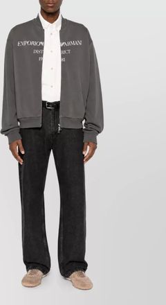 Emporio Armani cotton bomber jacket