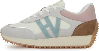 Vintage Havana Womens Cosmic Two Sneaker In Baby Blue Blush Silver