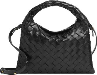 Bottega Veneta Mini Hop Handbag Black 777586V3IV11139