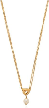 Ferragamo Messing ketting - Dames - Kettingen - Geel - ONE Size - Accessoires