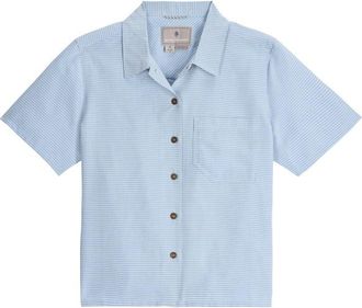 Royal Robbins Desert Pucker S/S Bluse f&uuml;r Damen | blau