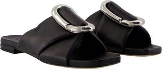 Marc Jacobs Leather Sandal - Black