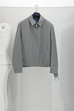 Dior Mens Jacket Grey Viscose