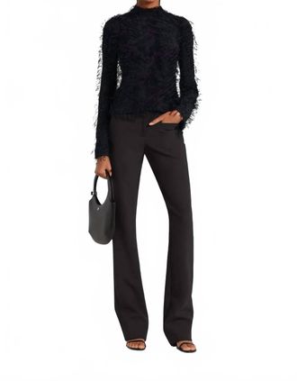 Courr&egrave;ges Heritage Shivering Top In Black