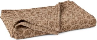 Coyuchi Mirada Organic Cotton Matelass&eacute; Throw Blanket in Fawn Chrysanthemum at Nordstrom