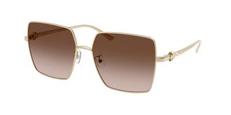 Tory Burch TY6120 334613 Womens Sunglasses Gold Size 57