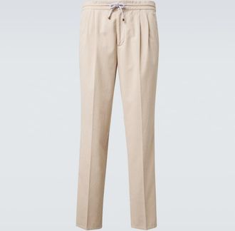 Brunello Cucinelli Cotton corduroy tapered pants