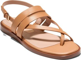 Cole Haan Go-To Estella Flat Leather Thong Sandal