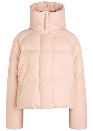Canada Goose Chilliwack Quilted Hooded Nylon Jacket - Rose - XL (UK16 / XL)