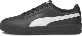 Puma Womens Carina L Sneaker, Black Black Black Team Gold, 3.5 UK