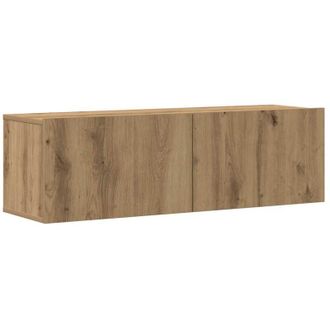 vidaXL Vidaxl - Mueble para tv de pared madera contrachapada artesanal 3 piezas
