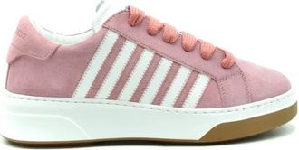Dsquared2 Casual Sneakers voor dagelijks gebruik - Dames - Sneakers - Roze - 39 EU - Leer - Schoenen