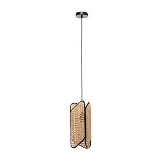 Lucande L&aacute;mpara Colgante bassiola En Marr&oacute;n De Madera - Lucande