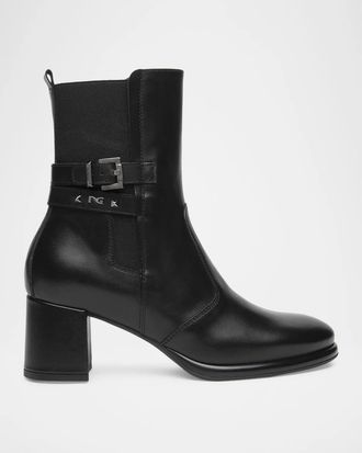 Nero Giardini 60mm Leather Ankle Boots