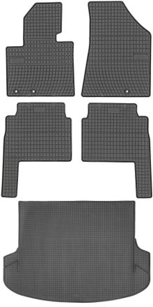 OEM Juego De Alfombrillas De Goma Para Coche Y Alfombrilla Para Maletero Para Kia Sorento Ii Suv (2009-2012)