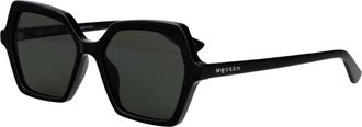 Alexander McQueen Stijlvolle zonnebril Am 0537S - Dames - Zonnebrillen - Zwart - 54 MM - Accessoires