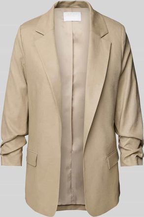 Jake*s Leinenblazer mit 3/4-Arm in Sand, Gr&ouml;&szlig;e 34