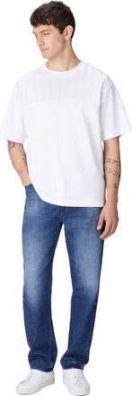 Missoni Cotton Crewneck T-shirt With Tone-on-tone Zigzag Insert in White at Nordstrom, Size Xx-Large