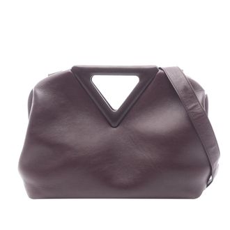 Bottega Veneta Pre-owned Bottega Veneta Medium Leather Point Satchel Ladies MHKDZTX2AWEQ228V