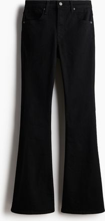 H&M Flared Ultra High Jeans - Schwarz