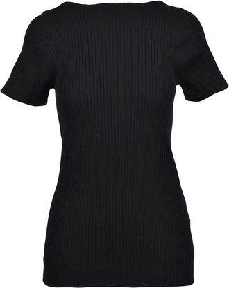 Sportmax Ribbed Knit Top - Black