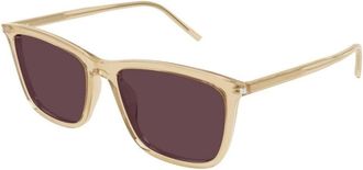Saint Laurent unisex, Accessoires, Geel, Maat: 56 MM Nylon