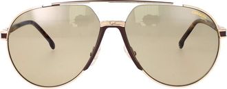 Carrera 1089/S Zonnebril - Heren - Zonnebrillen - Geel - 64 MM - Accessoires