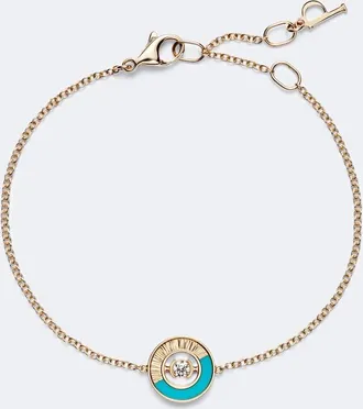 Piaget Pulsera Possession Vibrant Palace de oro rosa de 18 ct con turquesa y diamante