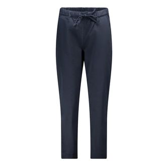 Max Mara Dames, Broeken, Blauw, Maat: 2XS Katoen