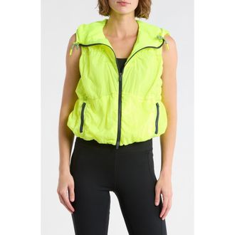 Free People Light Packer Hike Hooded Vest in Highlighter Yellow at Nordstrom Rack, Size X-Small
