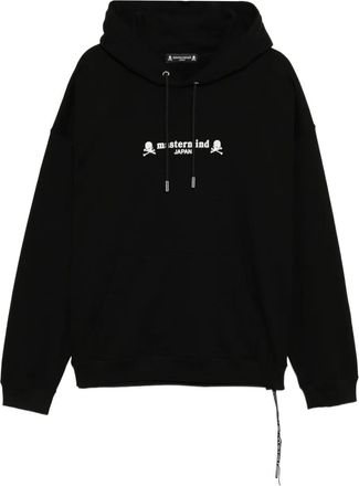 Mastermind Japan logo-embroidered hoodie - men - Cotton - L - Black