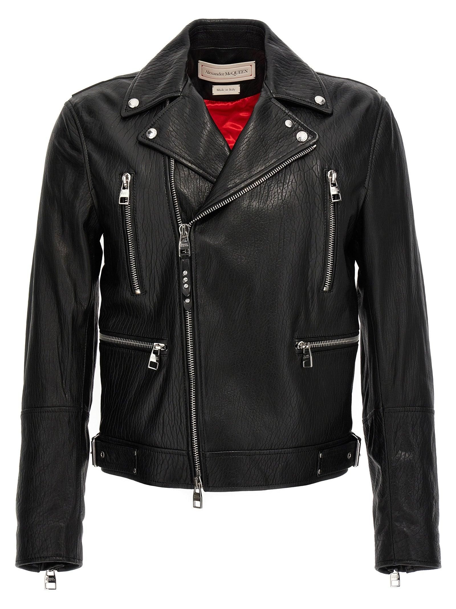ジャケット alexander mcqueen Alexander McQueen Jacket Alexander McQueen Graffiti-print zip-up Jacket | Black