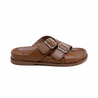 Bibi Lou Womens Bellamy Open Toe Slides In Brown
