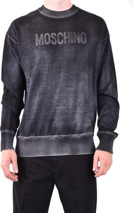 Moschino Black Cotton Knitwear