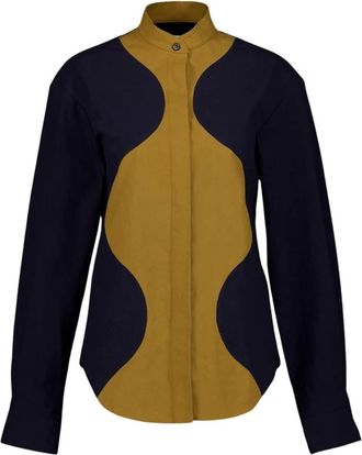 Colville Dames, Blouses & Shirts, Veelkleurig, Maat: 2XS Katoen