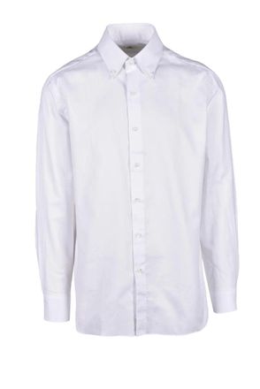 LUIGI BORRELLI NAPOLI Cotton Shirt - White