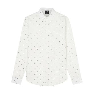 A|X Armani Exchange Hombre, Camisas, Blanco, Talla: M