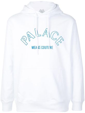 Palace Hoodie met logoprint - Wit