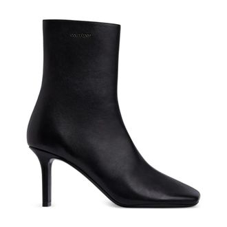 Courr&egrave;ges Heeled Boots, female, Black, Size: 10 US Heeled Boots