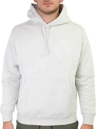 Nike Nike Mens Sportswear Club Fleece Hoodie Light Grey L