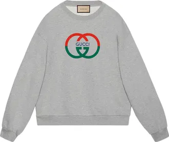 Gucci Cotton Jersey Printed Sweatshirt Grey 774244-XJGAY-1230