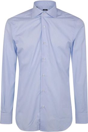 Barba Camicia a righe - Blu