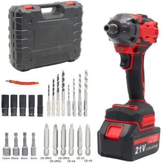 OEM Atornillador De Impacto Inal&aacute;mbrico Profesional (18 V, 220 Nm, Motor Sin Escobillas, Vaso Hexagonal, Velocidad Variable, Sin Bater&iacute;a)
