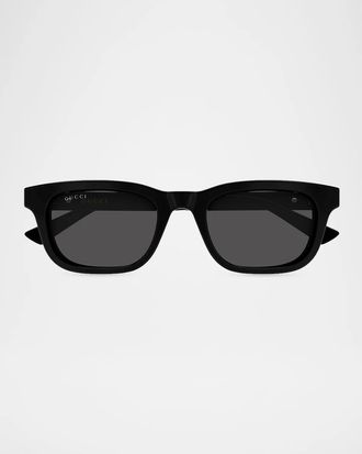 Gucci Men & apos;s GG2248S The Wirecore Recycled Acetate Square Sunglasses