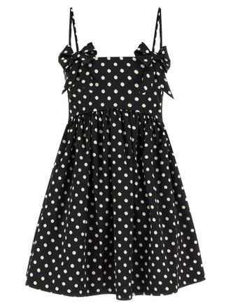 Ganni Black Polyester Short Womens Dress