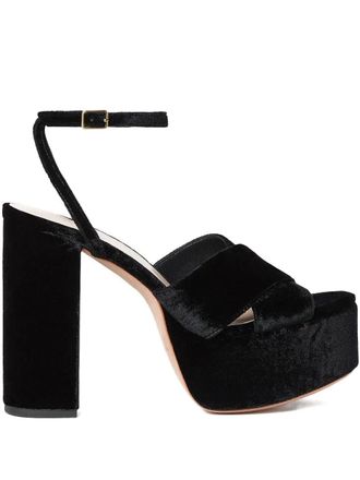 Loeffler Randall 130mm Loretta platform sandals - Nero