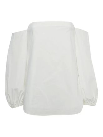 Theory Laureema off-shoulder blouse - White