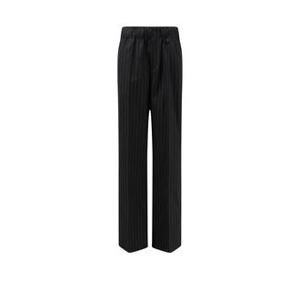 Semicouture Dames, Broeken, Grijs, Maat: S Wol