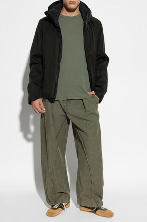 Sease Jacket With Detachable Hood, Mens, Green