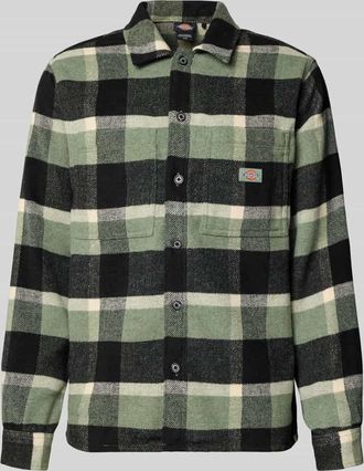 Dickies Regular Fit Freizeithemd mit Brusttaschen und Label-Detail in Hellgruen, Größe XXL